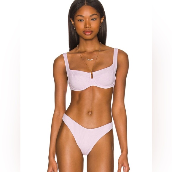 L*Space Lilac Bikini TOP - Picture 3 of 15